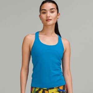 EUC Lululemon Swiftly Tech 2.0 *Race Length Poolside Blue Size 8